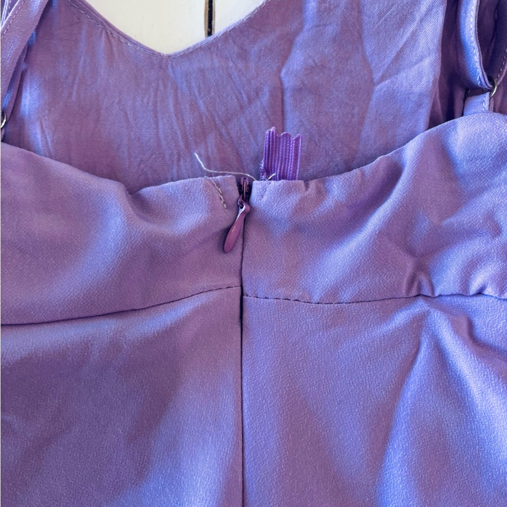 Hello Molly Lilac Ruffled Mini Dress - Picture 7 of 7